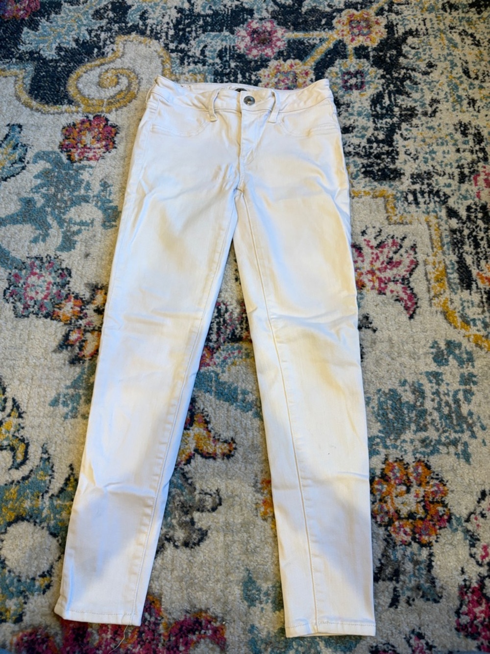 American Eagle Outfitters White Women's Skinny Jeans